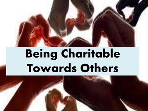 contribution to the welfare of others crostic|Section 3. Being Charitable Towards Others .